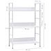Lusso Casadino -  Scaffale Libri 3 Ripiani Bianco 60x27,6x90,5 Legno Multistrato - Foto miniatura 7