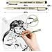 Penne Fineliner Di Precisione - Confezione Da 12 Per Disegno E Schizzo - Foto miniatura 2