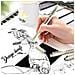 Penne Fineliner Di Precisione - Confezione Da 12 Per Disegno E Schizzo - Foto miniatura 3