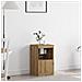 Credenza con Luci LED Rovere Artigianale 41x37x67 cm - Foto miniatura 2