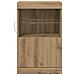 Credenza con Luci LED Rovere Artigianale 41x37x67 cm - Foto miniatura 5