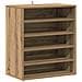 Scarpiera Rovere Artigianale 60x35x70 cm in Legno Multistrato - Foto miniatura 1