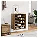 Scarpiera Rovere Artigianale 60x35x70 cm in Legno Multistrato - Foto miniatura 4