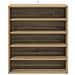 Scarpiera Rovere Artigianale 60x35x70 cm in Legno Multistrato - Foto miniatura 5