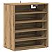 Scarpiera Rovere Artigianale 60x35x70 cm in Legno Multistrato - Foto miniatura 8