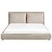 Letto Ad Acqua Velluto Bajonna 180 X 200 Cm Tortora - Foto miniatura 4