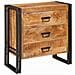Credenza Marrone 66 x 33 x 70 cm legno massello di mango - Foto miniatura 3