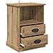 Armadio da Notte 2 pcs rovere artigianale 43 x 36 x 60 cm - Foto miniatura 5