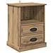 Armadio da Notte 2 pcs rovere artigianale 43 x 36 x 60 cm - Foto miniatura 6