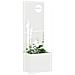 Vaso da Giardino con Pannello Decorativo Bianco 50 x 140 cm - Foto miniatura 3
