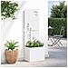 Vaso da Giardino con Pannello Decorativo Bianco 50 x 140 cm - Foto miniatura 4