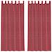 Tende in Voile con Passanti 2 pz Rosso Vino 140x225 cm - Foto miniatura 1