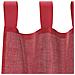 Tende in Voile con Passanti 2 pz Rosso Vino 140x225 cm - Foto miniatura 5