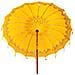 Parasol Balinese Giallo 210-220 cm Cotone, legno massello - Foto miniatura 8