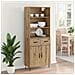 Credenza con cassetto Rovere artigianale 69,5 x 34 x 180 cm - Foto miniatura 4