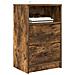 Comodini 2 pcs Rovere fumé 40 x 30 x 467 cm Legno multistrato - Foto miniatura 3