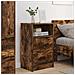 Comodini 2 pcs Rovere fumé 40 x 30 x 467 cm Legno multistrato - Foto miniatura 4