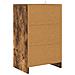 Comodini 2 pcs Rovere fumé 40 x 30 x 467 cm Legno multistrato - Foto miniatura 8