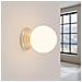 Lampada A Parete Zori Beige Ip44 Sl. 1891 - Minimalist Lampada Da Parete Beige 12x12x16 Cm - Foto miniatura 4