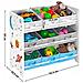 Scaffale portaoggetti con 9 contenitori rimovibili per camerette dei bambini multicolore - Foto miniatura 3