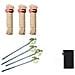 Set Di Corde Tenditenda Beige, 4 Corde (3m) & 4 Picchetti Fluorescenti - Foto miniatura 1