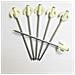 Set Di Corde Tenditenda Beige, 4 Corde (3m) & 4 Picchetti Fluorescenti - Foto miniatura 4