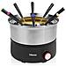 Set Fonduta Elettrico, Pentola In Acciaio Inox 1,5 L, 8 Forchette, Funzione 2-in-1 Crepes, Parti Lavabili In Lavastoviglie, Senza Pfas - Foto miniatura 1