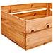 Cassetto In Legno Marrone 44x34x12,5h - Foto miniatura 4