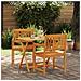Panchina da esterno 2 pcs Naturale 56 x 55,5 x 90 cm - Foto miniatura 2