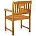 Panchina da esterno 2 pcs Naturale 56 x 55,5 x 90 cm - Foto miniatura 6