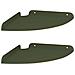 Mensola sospesa 2 pcs Verde oliva 24 x 24 x 2 cm - Foto miniatura 1