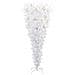 Albero di Natale artificiale Bianco 120 cm PVC e Acciaio - Foto miniatura 3