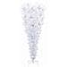 Albero di Natale artificiale Bianco 120 cm PVC e Acciaio - Foto miniatura 4