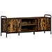 Mobile TV 133 x 33 x 50 cm Rovere Fumo Legno ingegnerizzato - Foto miniatura 1