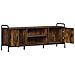 Mobile TV 133 x 33 x 50 cm Rovere Fumo Legno ingegnerizzato - Foto miniatura 2