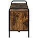 Mobile TV 133 x 33 x 50 cm Rovere Fumo Legno ingegnerizzato - Foto miniatura 4