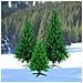 00214 Albero di Natale Re dell'Amazzonia 376 Rami Verdi Altezza 150 cm - Foto miniatura 1