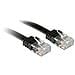 Cavo di Rete Flat U / UTP Cat6 Nero 3m - Foto miniatura 2