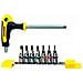 Set inserti torx a bussola 8 pezzi attacco 1/4'' acciaio satinato S2 - Foto miniatura 1