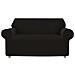 Copridivano E Copri Poltrona Antimacchia Sof&agrave; Elasticizzato Modello Magico Div 3Posti Nero - Foto miniatura 1