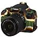 Camera Case In Silicone Custodia Protettiva Morbida Per Canon 750d Camouflage - Foto miniatura 1