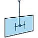 014-4013 Supporto A Soffitto Telescopico Per Televisore 37""-70"", Altezza Regolabile 106-156cm - Foto miniatura 1