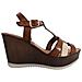 Sandali Donna 30124 R1 Beige-marrone 38 - Foto miniatura 1
