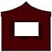 Gazebo Professionale Pieghevole Alluminio Con Pareti 2x2m Bordò - Foto miniatura 4