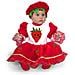 Costume Fragolina Neonato Taglia 3/6 Mesi Vestito Carnevale Pegasus - Foto miniatura 1