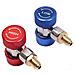 Regolabile Ac R134a Attacco Rapido Ac Ricarica Raccordi Adattatore Connect High Low Pressure Kit Di Conversione Sae Hvac Auto Aria Condizionata 14 - Foto miniatura 1