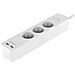 Gpc-3a2u-eu Multipresa 3xschuko 16a 2xusb Charging 2.4a 1.5m Bianco - Foto miniatura 1