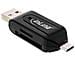 66779, MicroSD (TransFlash) , MicroSDXC, SD, SDXC, USB / Micro-USB, Nero - Foto miniatura 1