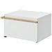 Yamazaki 4376 Portapane Legno D'acciaio Lavastoviglie Bianco - Foto miniatura 1
