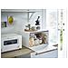Yamazaki 4376 Portapane Legno D'acciaio Lavastoviglie Bianco - Foto miniatura 4